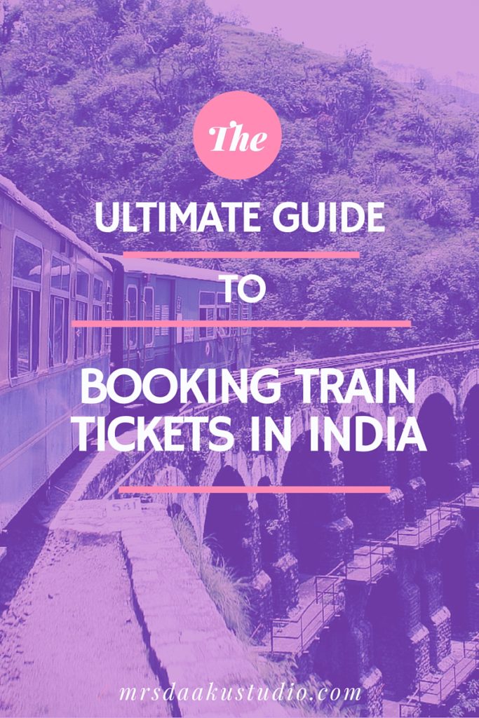 how to book train tickets in india 1