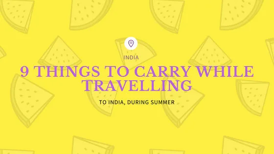 things to carry while travelling