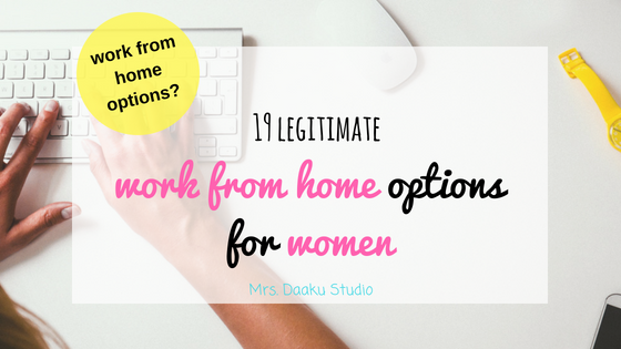 If you are looking for a work from home job or work from home opportunity, this post is full of options. From freelance writing to photography and party organizer, this post contains exhaustive list of work from home options for stay at home moms. By the end, you will definitely have a direction. Click here to read it