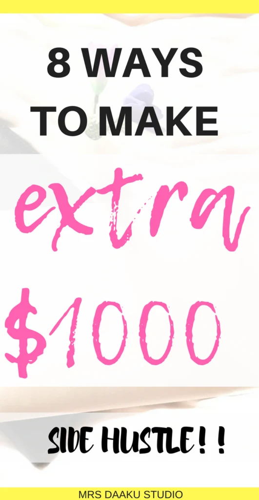 Are you looking for ways to make extra money in 2018? If so, check out this post filled with different ways I make extra money each month.- side hustle ideas, side hustles, make extra money, ways to make extra money, work from home