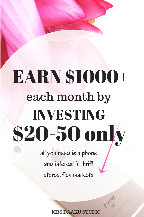 Side hustle idea which makes you $1000+ a month working from home with no experience. So, start flipping things for profit, look up items in thrift stores, flea market and them on eBay for huge profits. Start making money online, boost your passive income and achieve financial freedom. CICK HERE NOW 