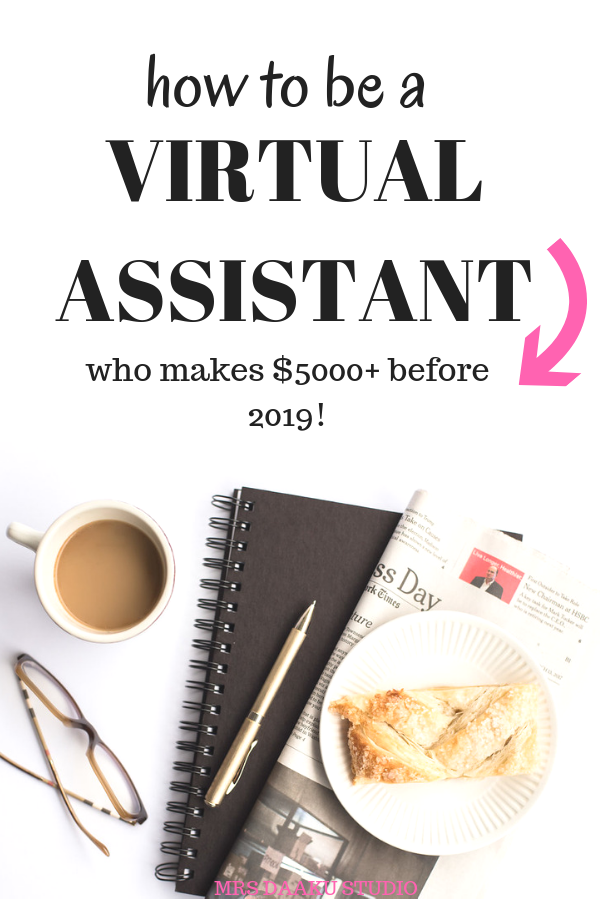 Side hustle idea that makes you $100 an hour. This post covers how to become a virtual assistant, services to offer, virtual assistant business tips, how to market yourself etc. Virtual assistant is the best way to make extra money online, work at home legitimately, and it is without investment. 