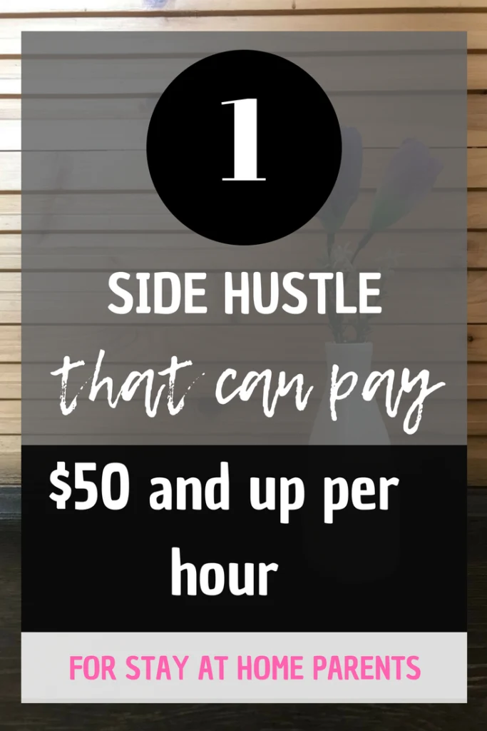 Are you looking to start a profitable side hustle? This post is for you. It shares one way that guarantees at least $20-50 per hour. Side hustle ideas | Side hustle | side hustle extra cash | side hustle for moms | side hustle money