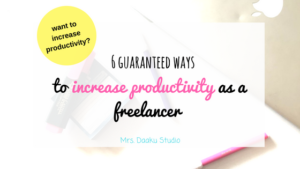 To increase productivity as a freelancer is no easy task. But, this detailed guide, will take you through 6 guaranteed and simple ways to increase productivity at work. Click here to read and start being productive from today. Work from home | Freelancer | Increase productivity as a freelnacer.