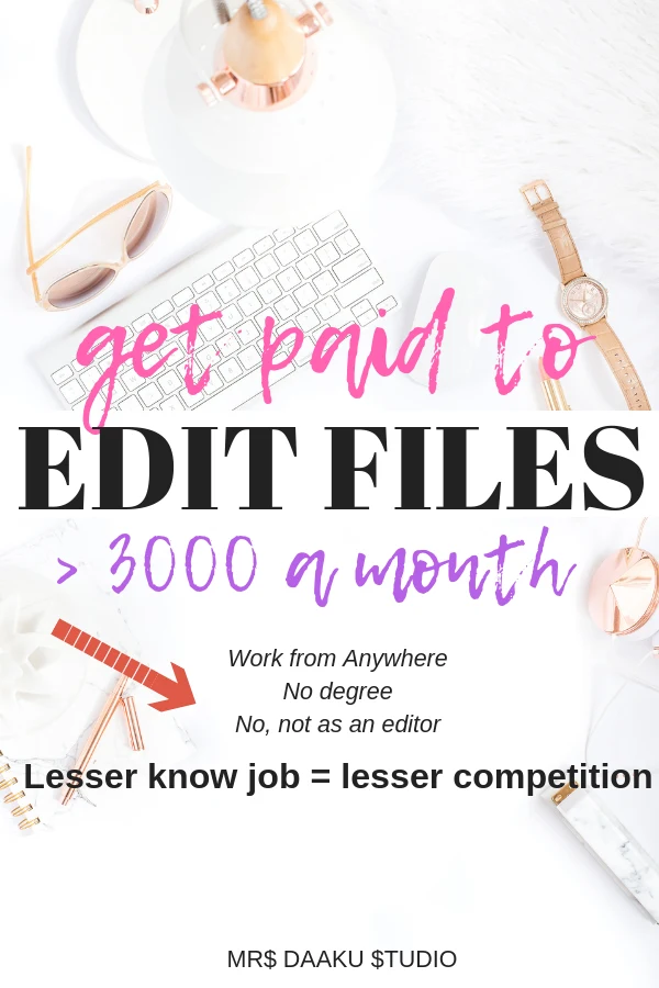 Scoping is a legitimate work from home option. You get paid to edit files, work from anywhere, make money online, be debt free, generate a full time income and spend more time with family. Perfect for college students as well as stay at home moms (or parents). A lesser known side hustle idea.