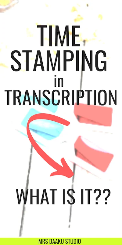 timestamping in transcription