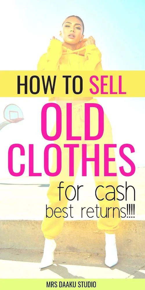 sell old clothes