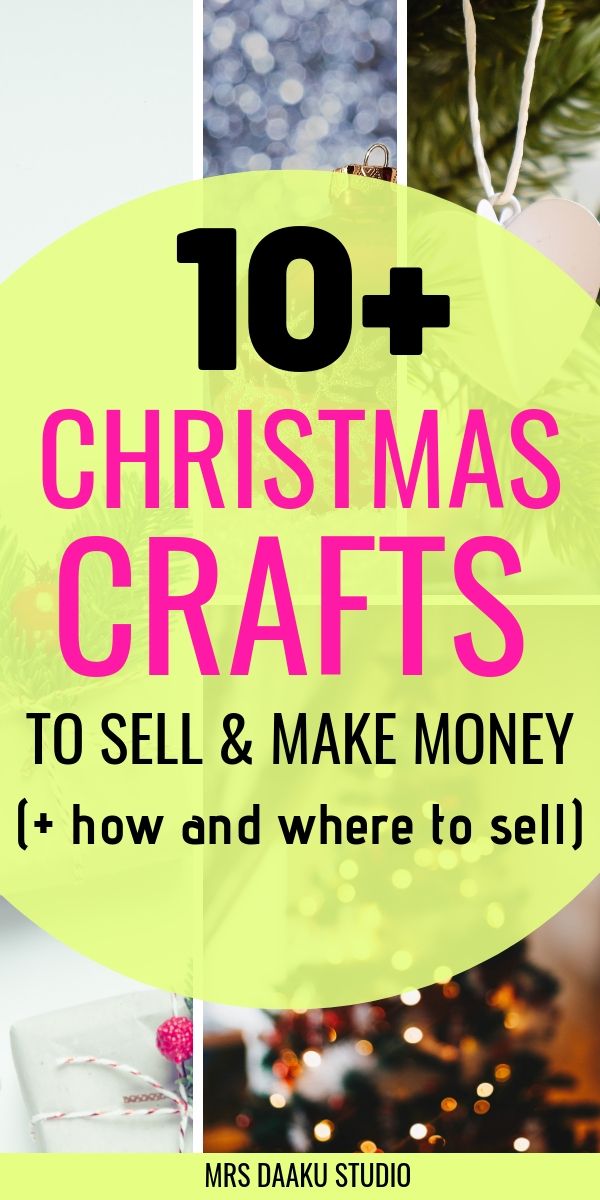 Download 10 Christmas Crafts To Sell And Make Holiday Cash Today PSD Mockup Templates