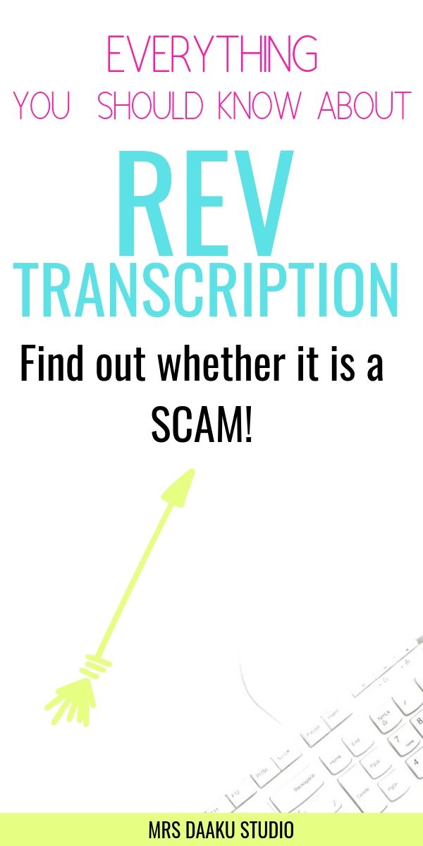 rev transcription review and test