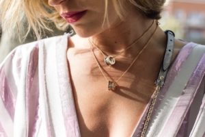 model with jewelry
