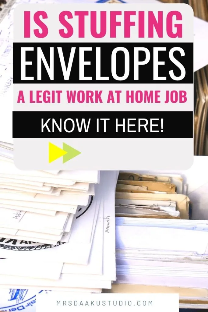 Envelope Stuffing Jobs at Home