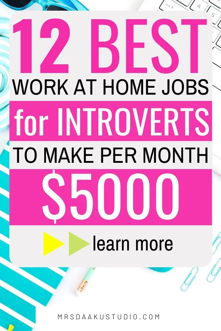 online jobs for introverts to work from home