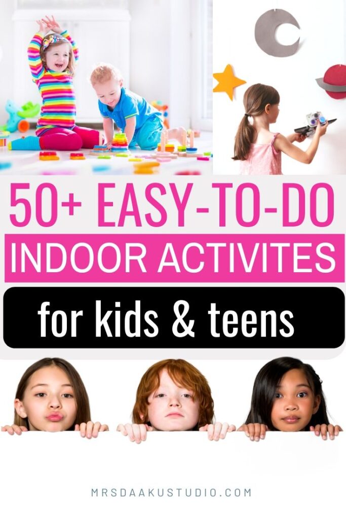 indoor activities for rainy days