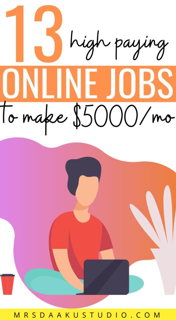 high paying online jobs