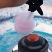 cotton candy in making