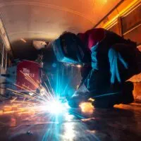 a person working on things to weld and sell online