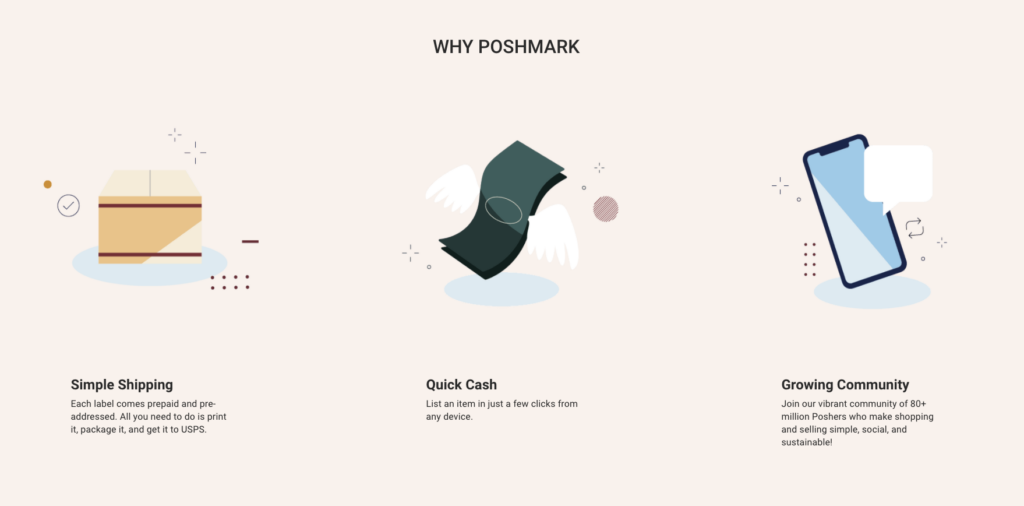 why poshmark is great to use and make money selling on poshmark