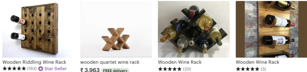 wine racks by wood lathe