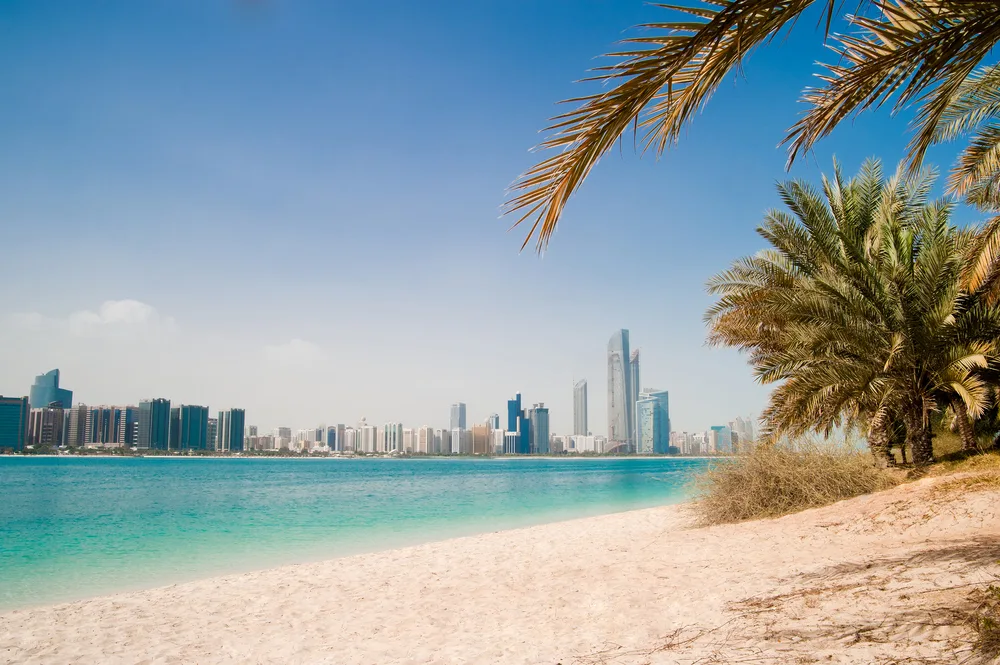 Photo metropolis on the gulf coast in Dubai