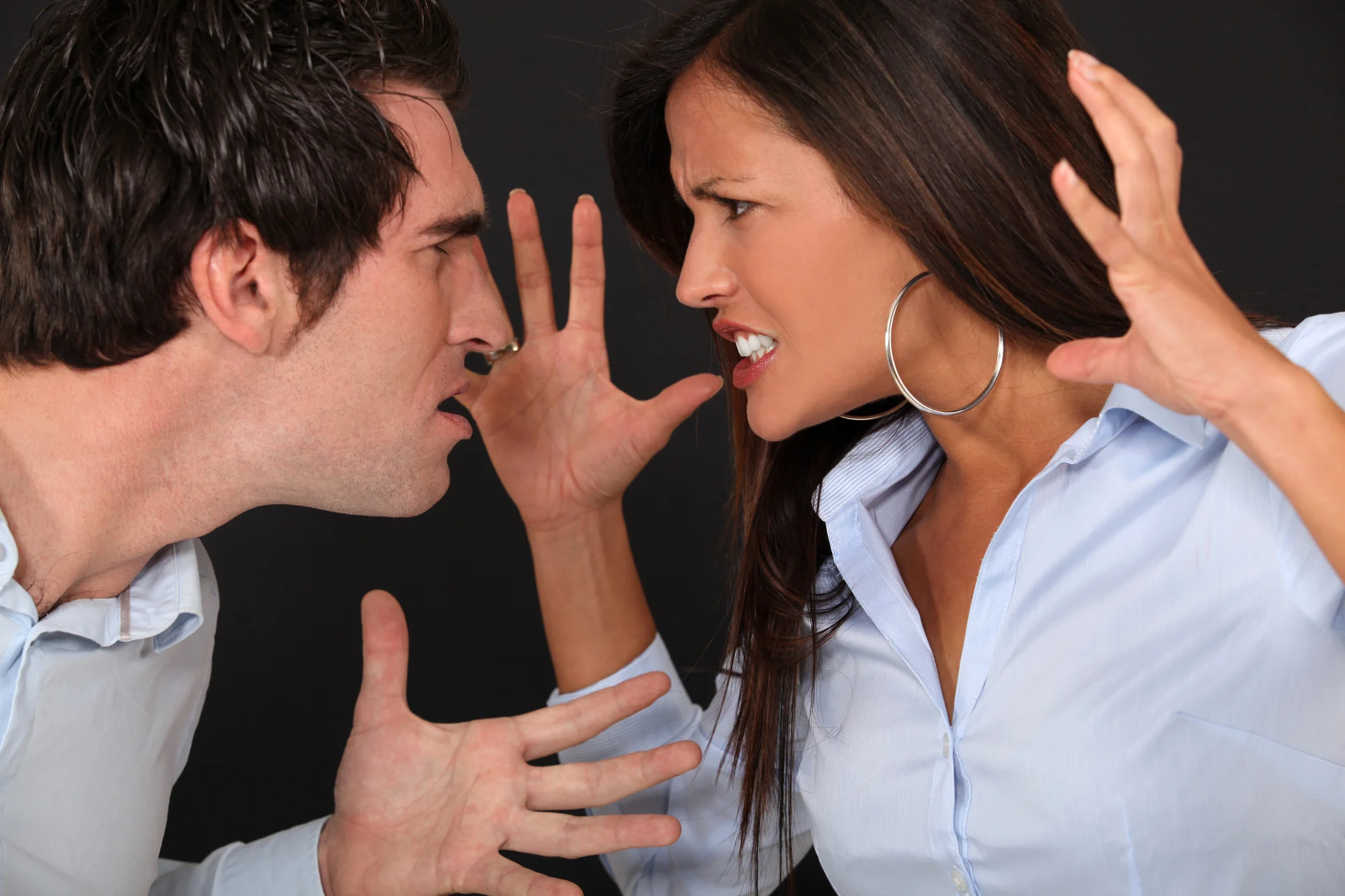 Couple having argument