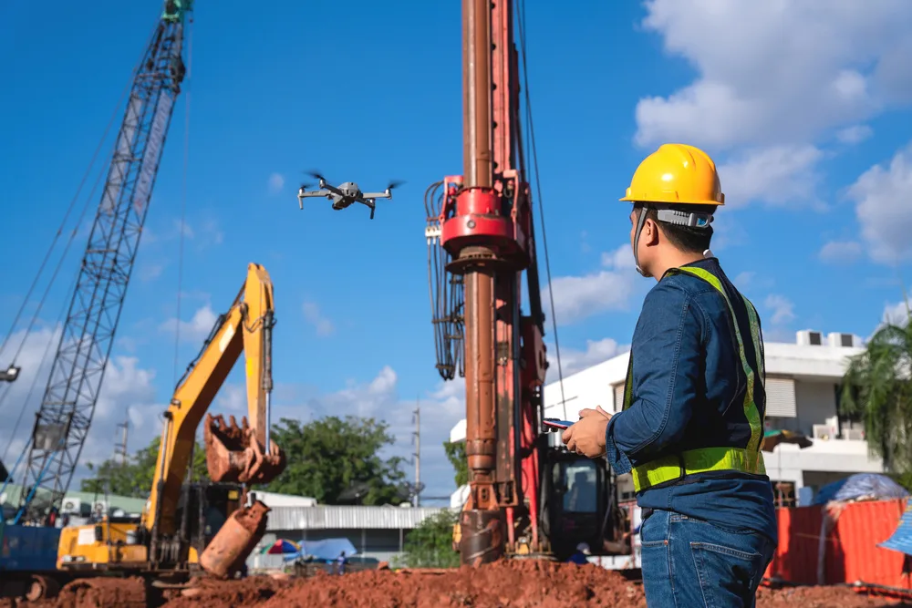 Drone,Inspection,New,Construction,Site.,Operator,Inspecting,New,Construction,Site