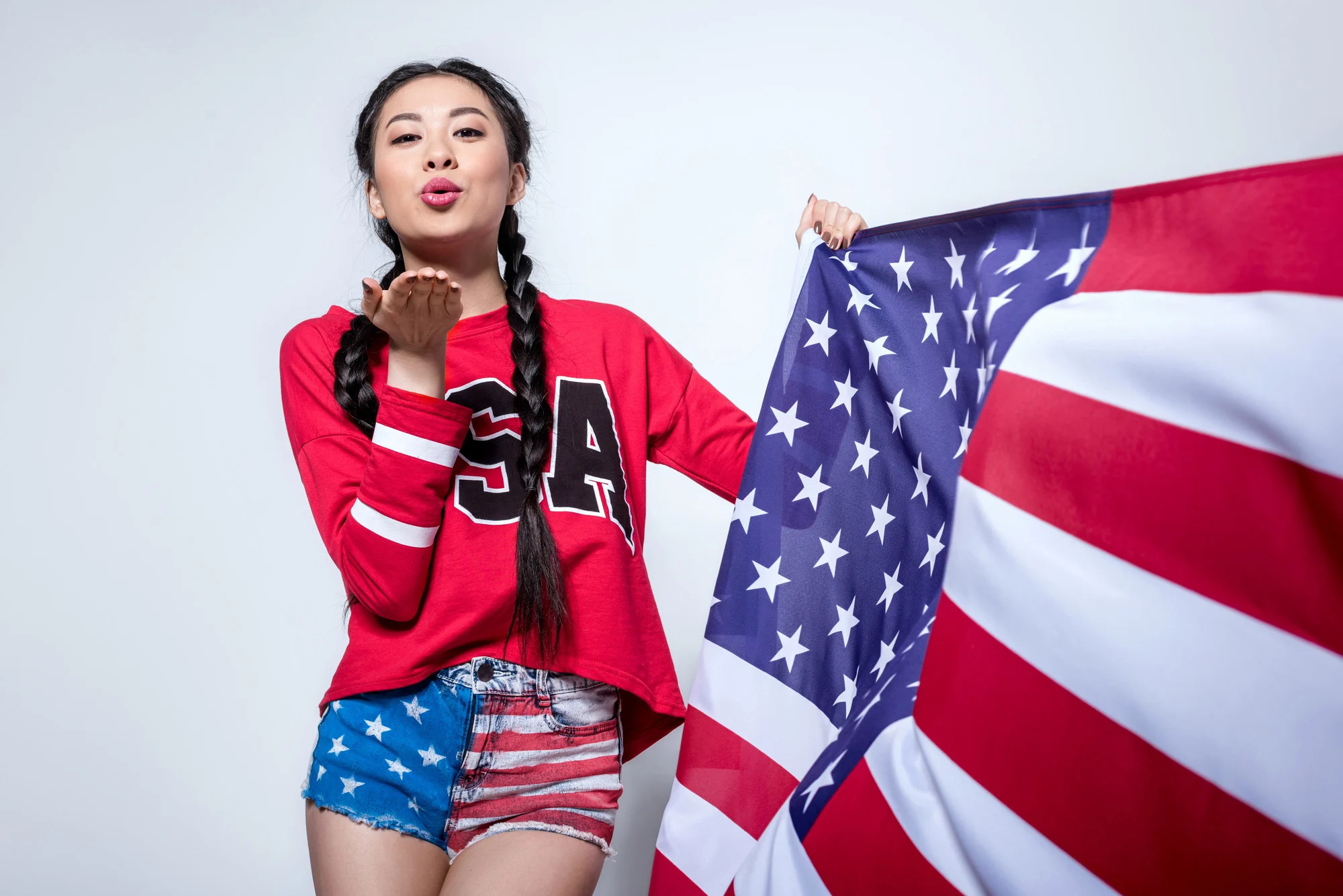 flag american proud